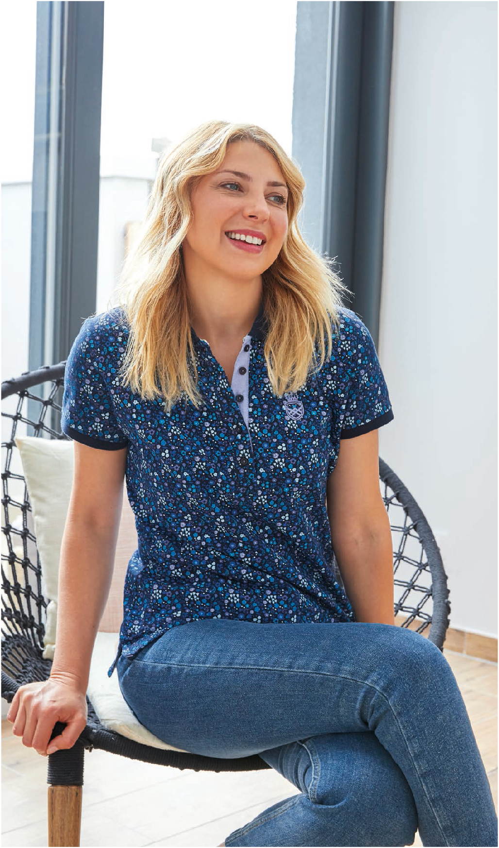polo fleuri