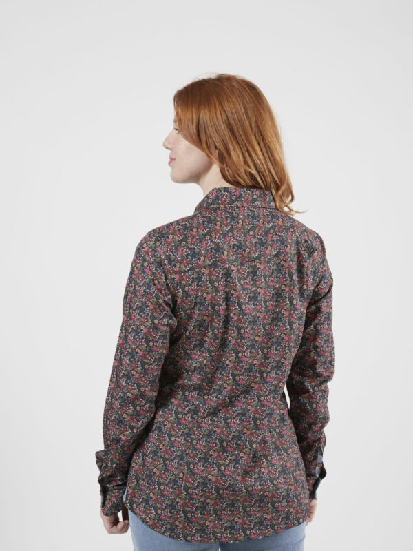 CHEMISE CASUAL QUEEN DARK FLOWERS – Image 4