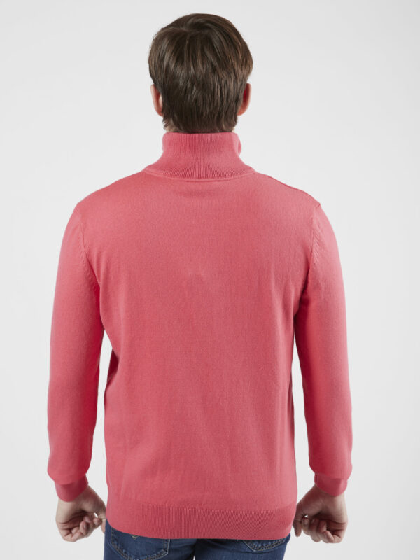 PULL COL CAMIONNEUR CASUAL CHIC SIGNATURE CORAIL – Image 2