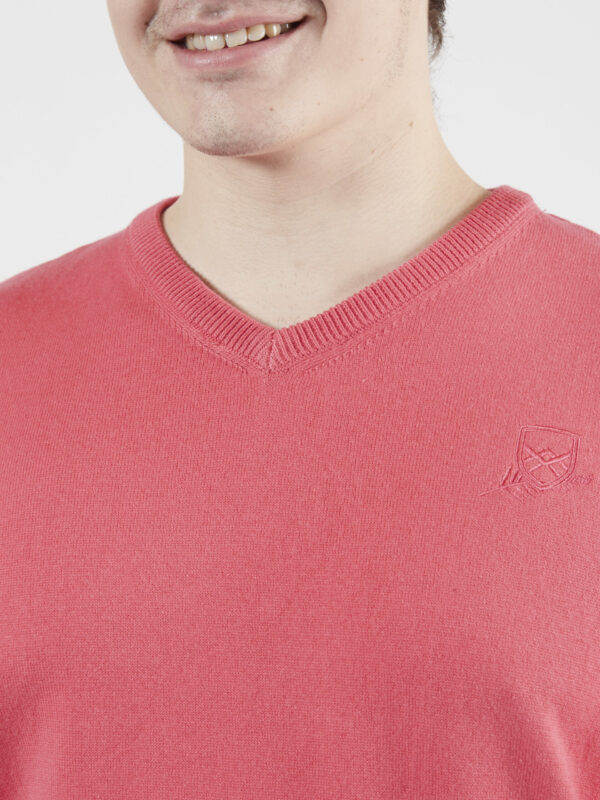 PULL ENCOLURE V CASUAL CHIC SIGNATURE CORAIL – Image 3