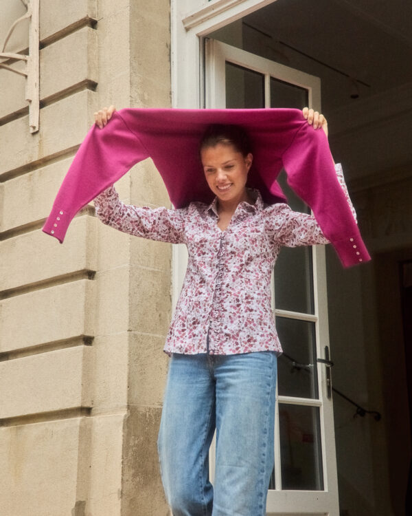 CHEMISE ROSES HERITAGE RUCHE – Image 10