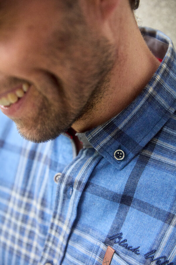 CHEMISE RETRO ACADEMY BLUE – Image 3