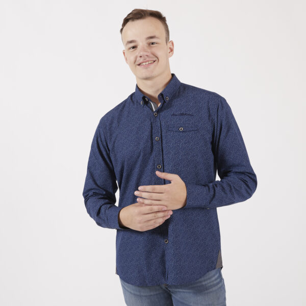 CHEMISE GRAPHIC CASUAL FLOWERS